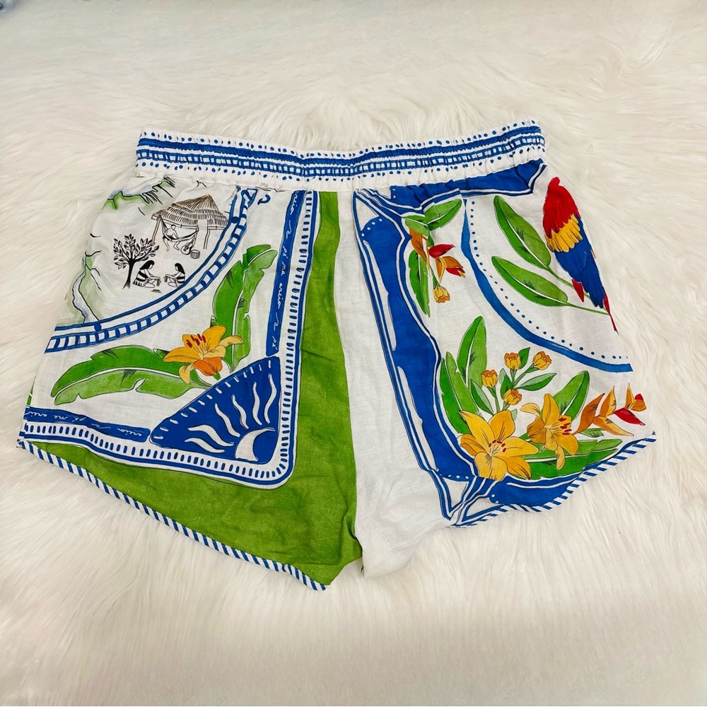 FARM Rio Tropical Destination Off-White Shorts - Picture 16 of 16